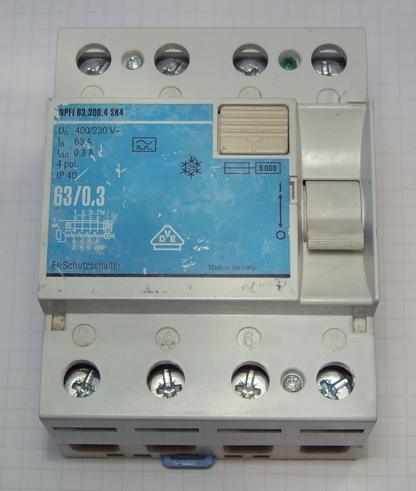 FI-Schalter, komplett