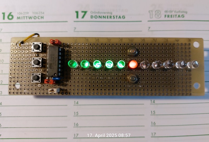 Thermometer Bestückungsseite